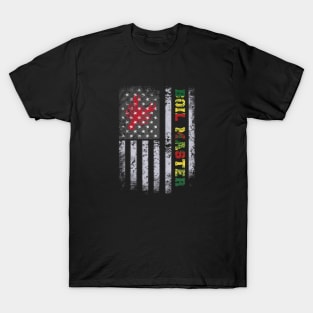 Crawfish American Flag T-Shirt
